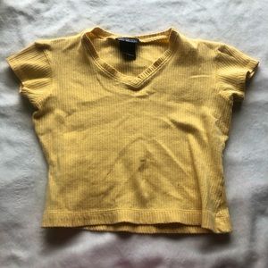 Yellow Crop Top
